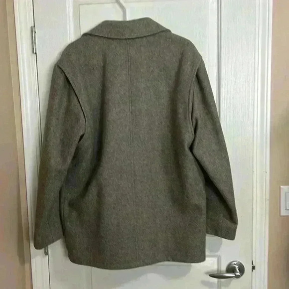 Eddie Bauer Men's Gray Wool Jacket - Picture 7 of 10